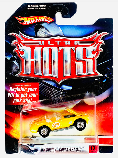 Hot Wheels 2007 Ultra Hots '65 Shelby Cobra 427 S/C #17 - Damaged Card/Blister