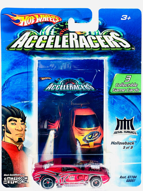 Hot Wheels 2004 Acceleracers Metal Maniacs Hollowback - Damaged Card