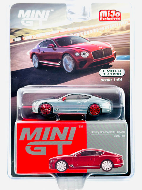 Mini GT Mijo Exclusives Bentley Continental GT Speed Candy Red #420 Chase