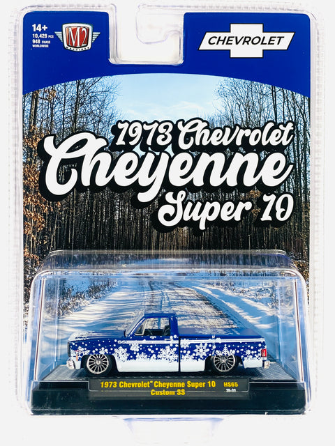M2 Machines Hobby Exclusive 1973 Chevrolet Cheyenne Super 10 Custom SS SS454 Holiday Edition