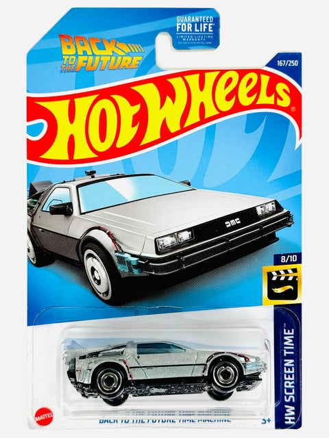 Hot Wheels HW Screen Time Back to the Future Time Machine (167/250) - Damaged Card/Blister