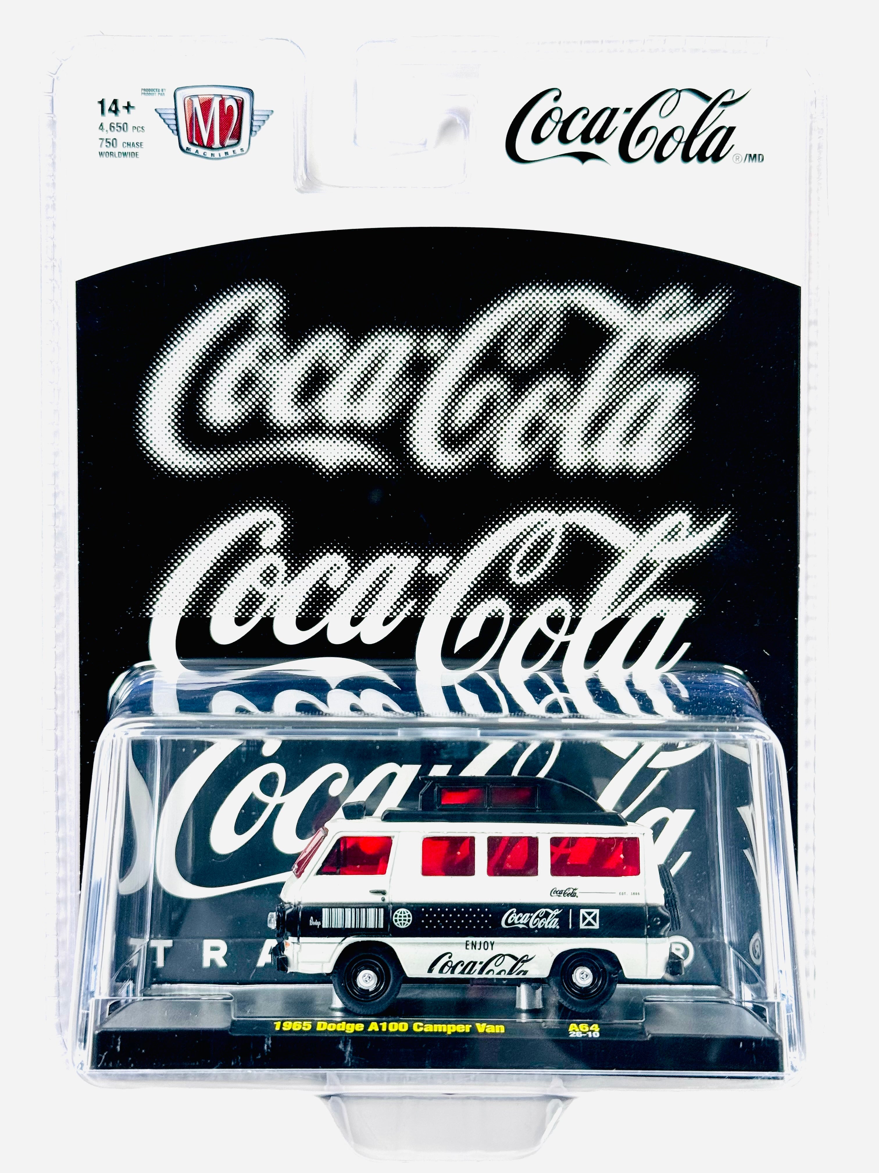 M2 Machines Coca Cola 1965 Dodge A100 Camper Van Chase – Jcardiecast