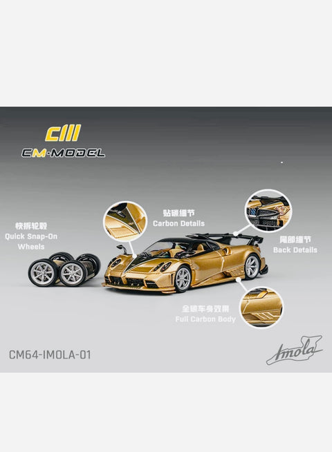 CM Model Pagani Imola Gold Fullcarbon