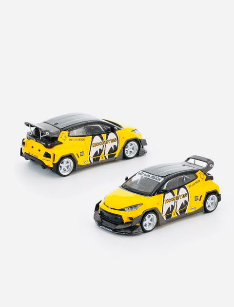 Pop Race Enigma Exclusive Mooneyes Pandem GR Yaris Yellow #017