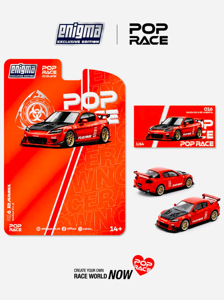 Pop Race Enigma Exclusive Mazda RX8 Re-Amemiya #016 Chase
