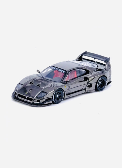Inno64 Liberty Walk Ferrari F40 Chrome Black