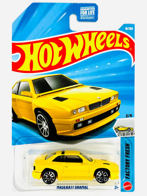 Hot Wheels Factory Fresh Maserati Shamal (16/250) - Damaged Card/Blister