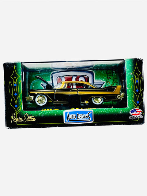 M2 Machines Auto-thentics Auto-Dreams 1958 Plymouth Belvedere Chase - Damaged Box