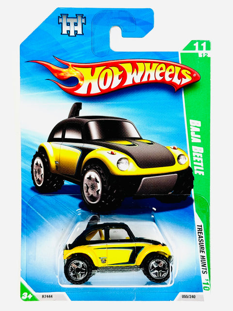 Hot Wheels 2009 Treasure Hunt Series Baja Beetle (11/12) - Damaged Card