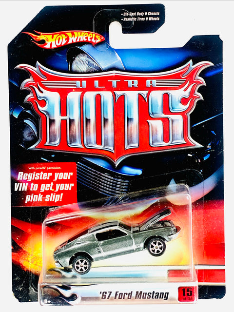 Hot Wheels 2007 Ultra Hots '67 Ford Mustang #15 - Damaged Card/Blister