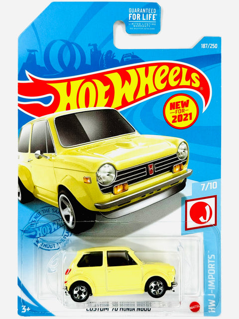 Hot Wheels HW J-Imports Custom '70 Honda N600 (187/250) - Damaged Card/Blister