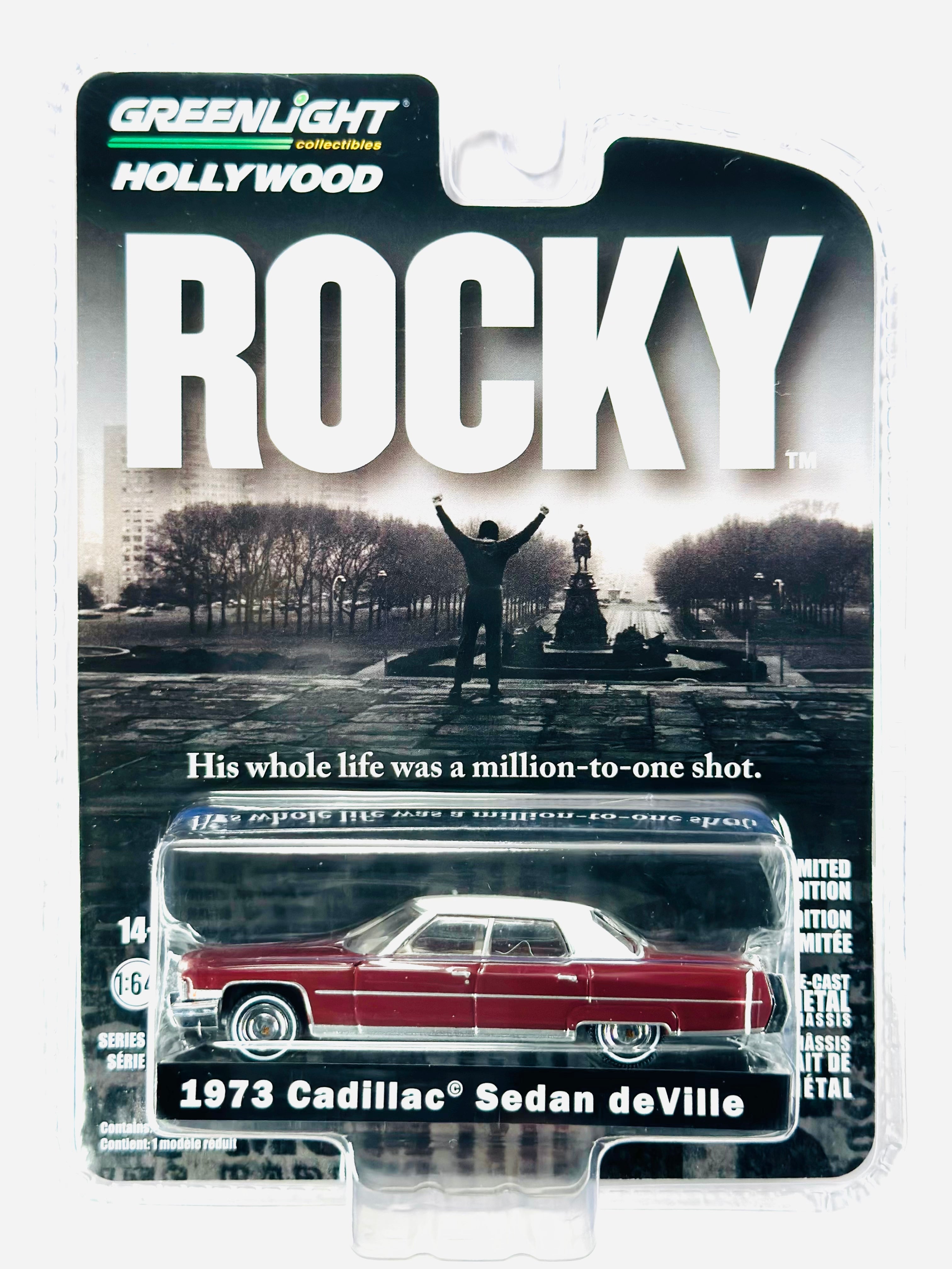 G0308-06★ ミニカー 名車コレクション CADILLAC 9点 Greenlight Hollywood Rocky 1973 Cadillac Sedan Deville – Jcardiecast