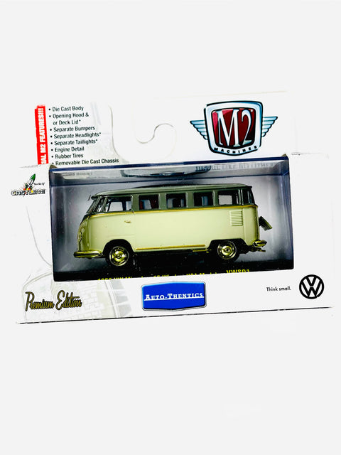 M2 Machines Auto-thentics 1958 VW Microbus 15 Window USA Model Chase - Damaged Box