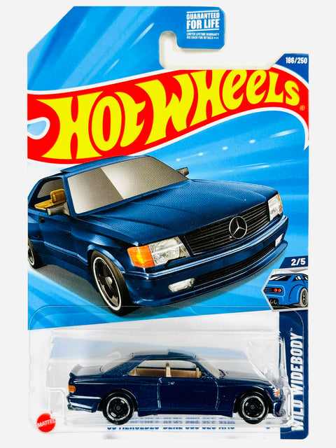 Hot Wheels Wild Widebody '89 Mercedes-Benz 560 SEC AMG (186/250) - Damaged Card/Blister