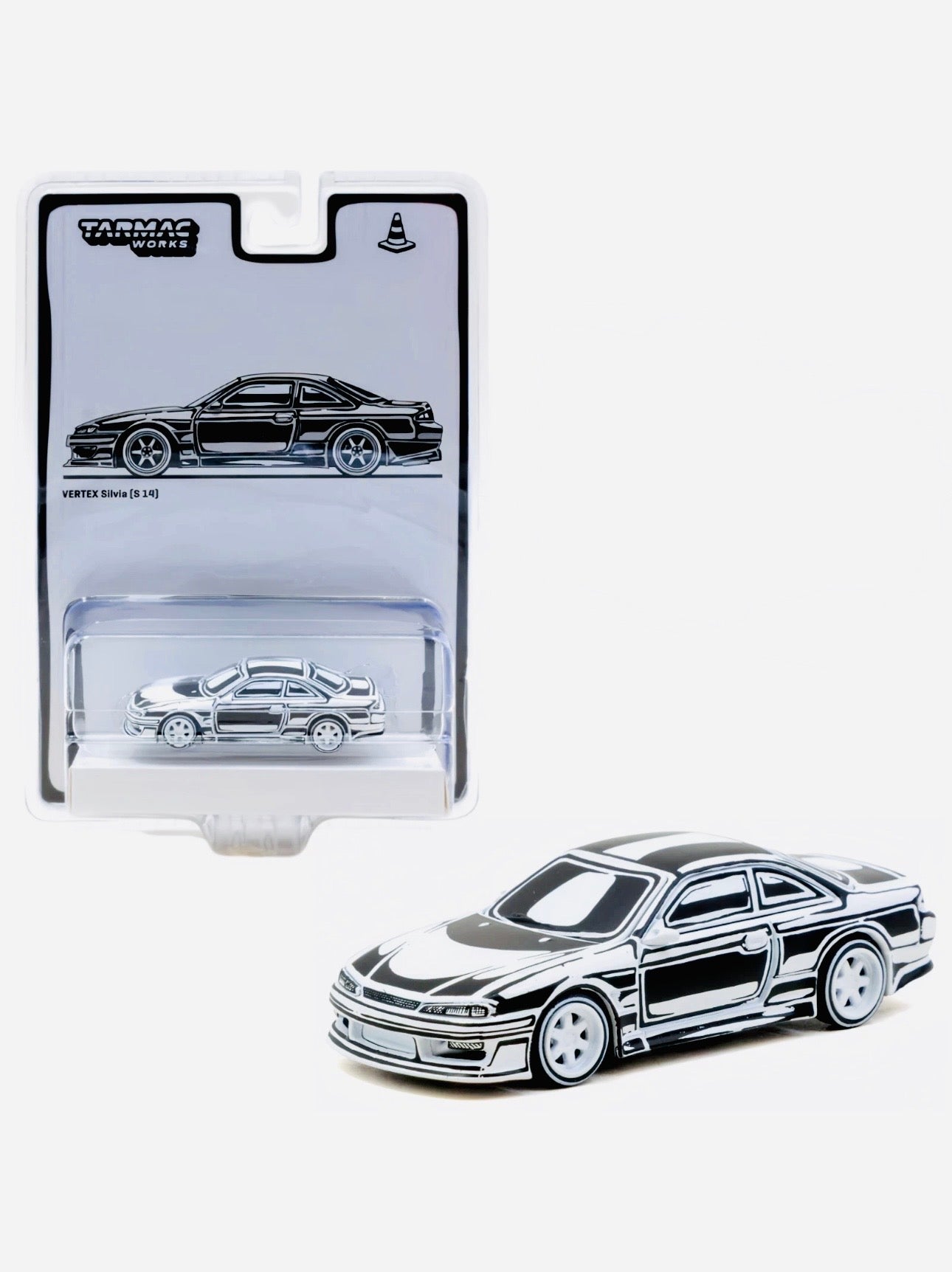 Tarmac Works Hobby 64 Vertex Silvia S14 Designed by Joshua Vides