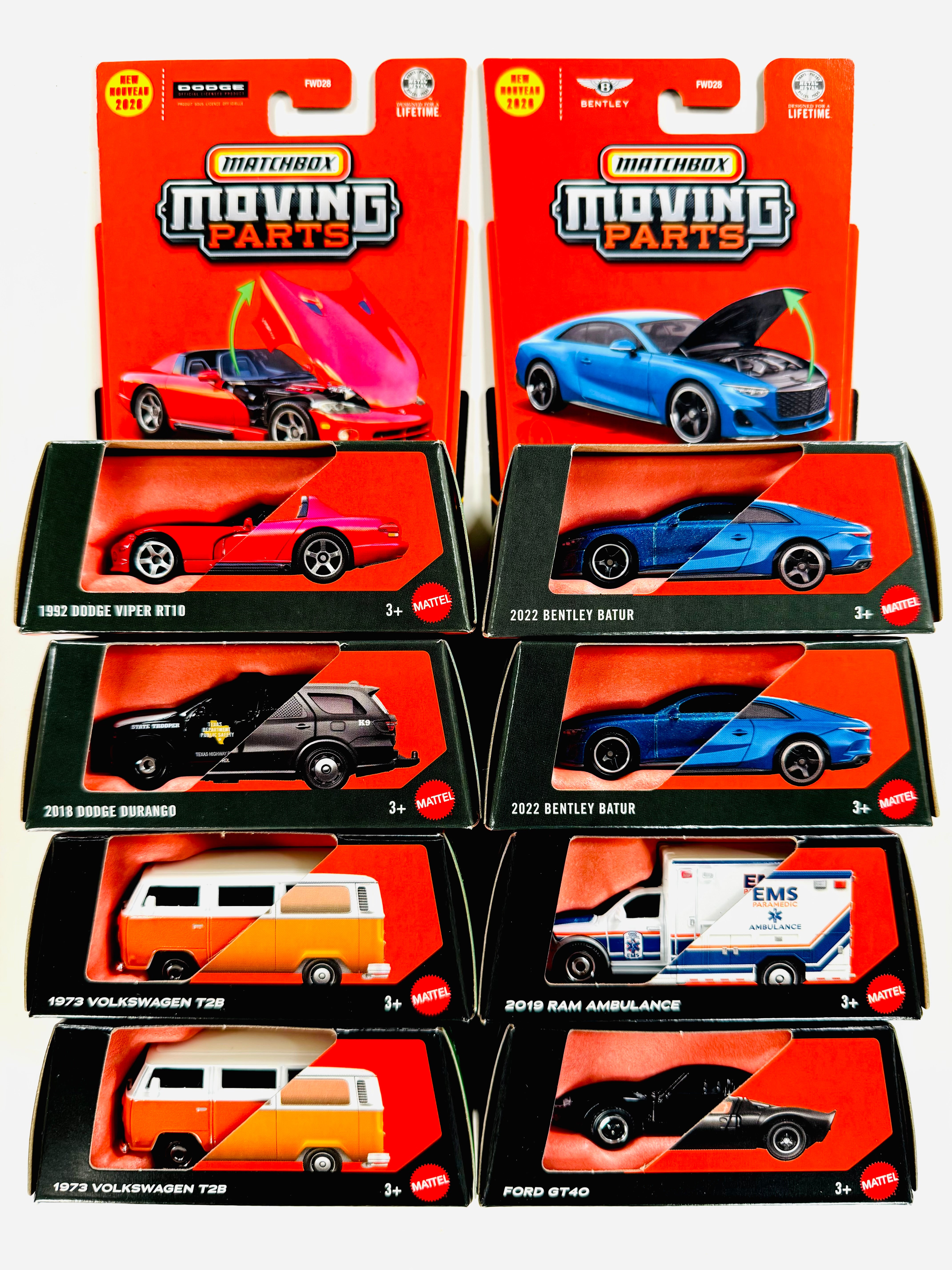 Matchbox Moving Parts 他ミニカー 7台セット Matchbox 2026 Moving Parts Mix 7 Factory Sealed Case Q (8 Cars