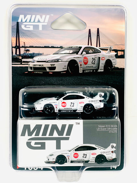 Mini GT Nissan LB-Super Silhouette S15 Silvia Athlete White #1054