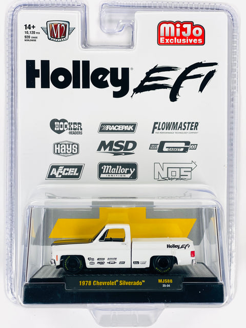 M2 Machines Hobby Exclusive 1978 Chevrolet Silverado Holley Custom White