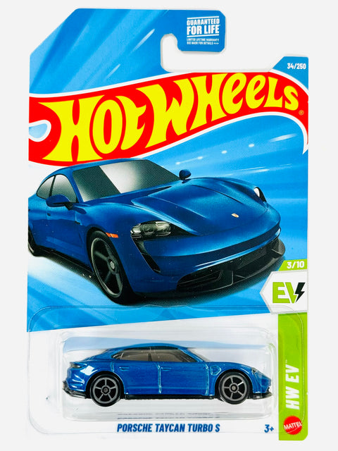 Hot Wheels HW EV Porsche Taycan Turbo S (34/250) - Damaged Card/Blister