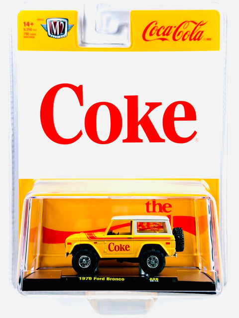 M2 Machines Coke 1976 Ford Bronco - Damaged Blister