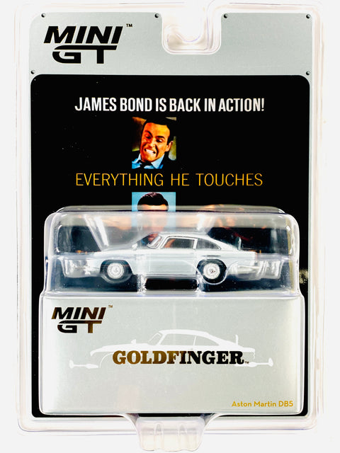 Mini GT Mijo Exclusive Aston Martin DB5 James Bond 007 Goldfinger English Packaging #900E