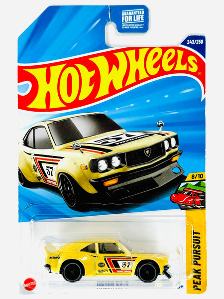 Hot Wheels Peak Pursuit Mazda RX3 (243/250) - Damaged Card/Blister