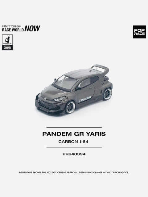 Pop Race Factory Sealed Pandem GR Yaris Carbon #394