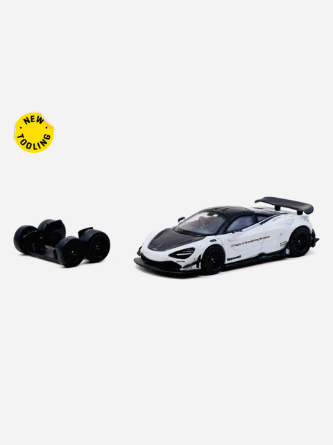 Tarmac Works x CM Model LB-Works 720S w/ extra set of wheels White
