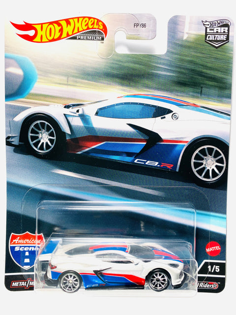 Hot Wheels 2022 Car Culture American Scene Corvette C8.R - Damaged Card