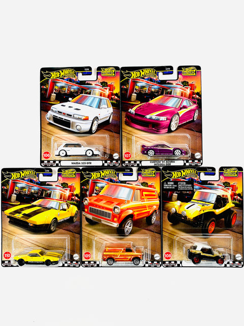 Hot Wheels 2024 Boulevard Case Y (Set of 5 Cars)