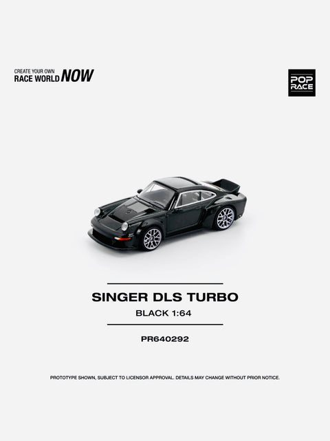 Pop Race Factory Sealed Porsche Singer DLS Turbo Road Black #292
