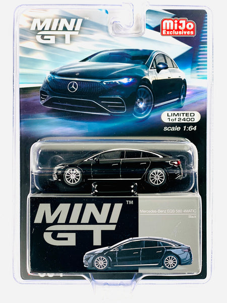 MINI GT メルセデス ベンツ EQS 580 4MATIC チェイスカー Mini GT 1:64 Mercedes-Benz EQS 580 4MATIC Black #694 | eBay