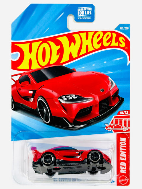 Hot Wheels Red Edition '20 Toyota GR Supra (157/250) - Damaged Card/Blister