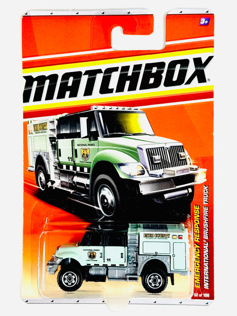 Matchbox Emergency Response International Brushfire Truck - Damaged Card