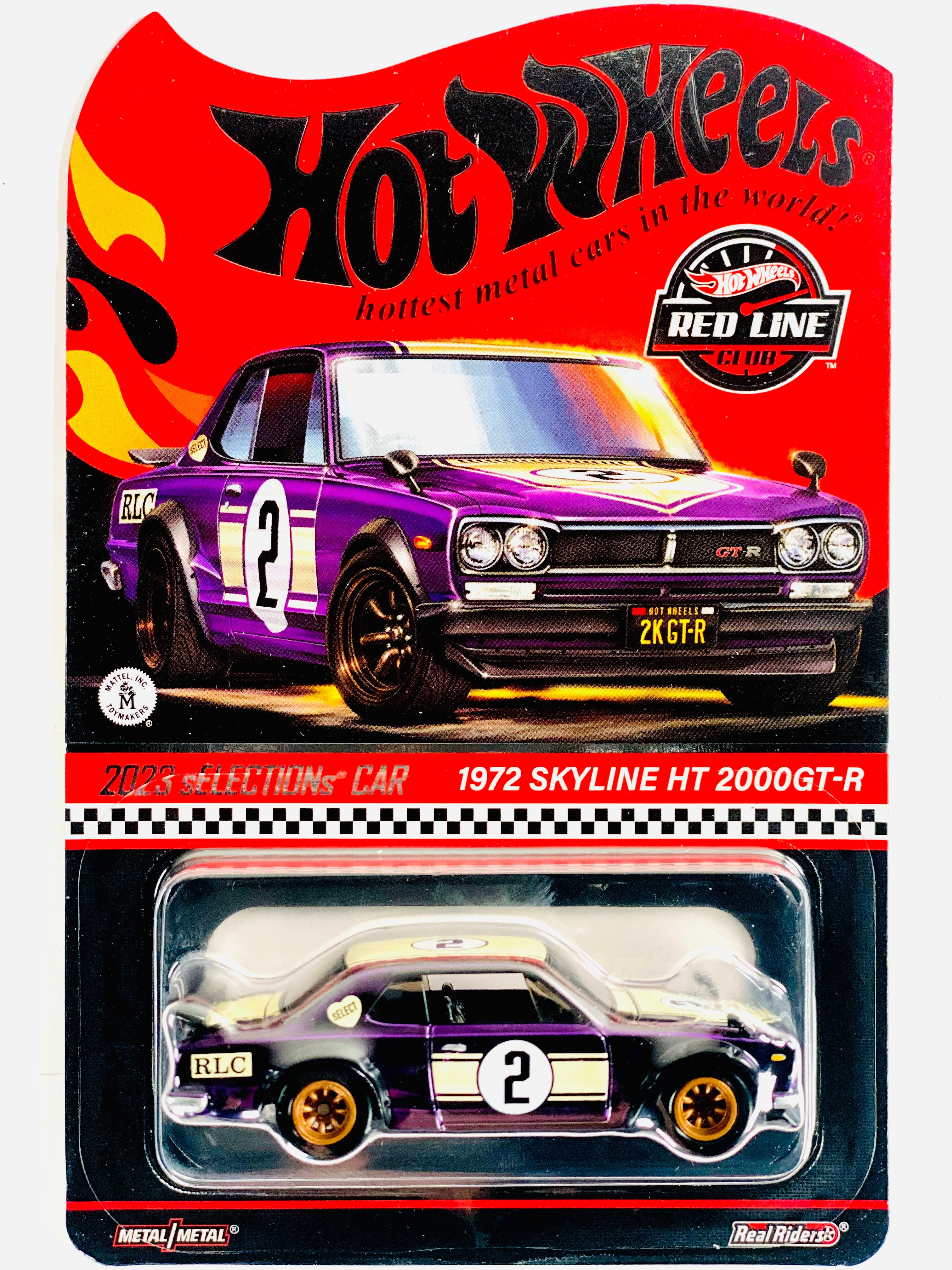 Hot Wheels 2024 RLC Exclusive 1972 Nissan Skyline H/T 2000GT-R