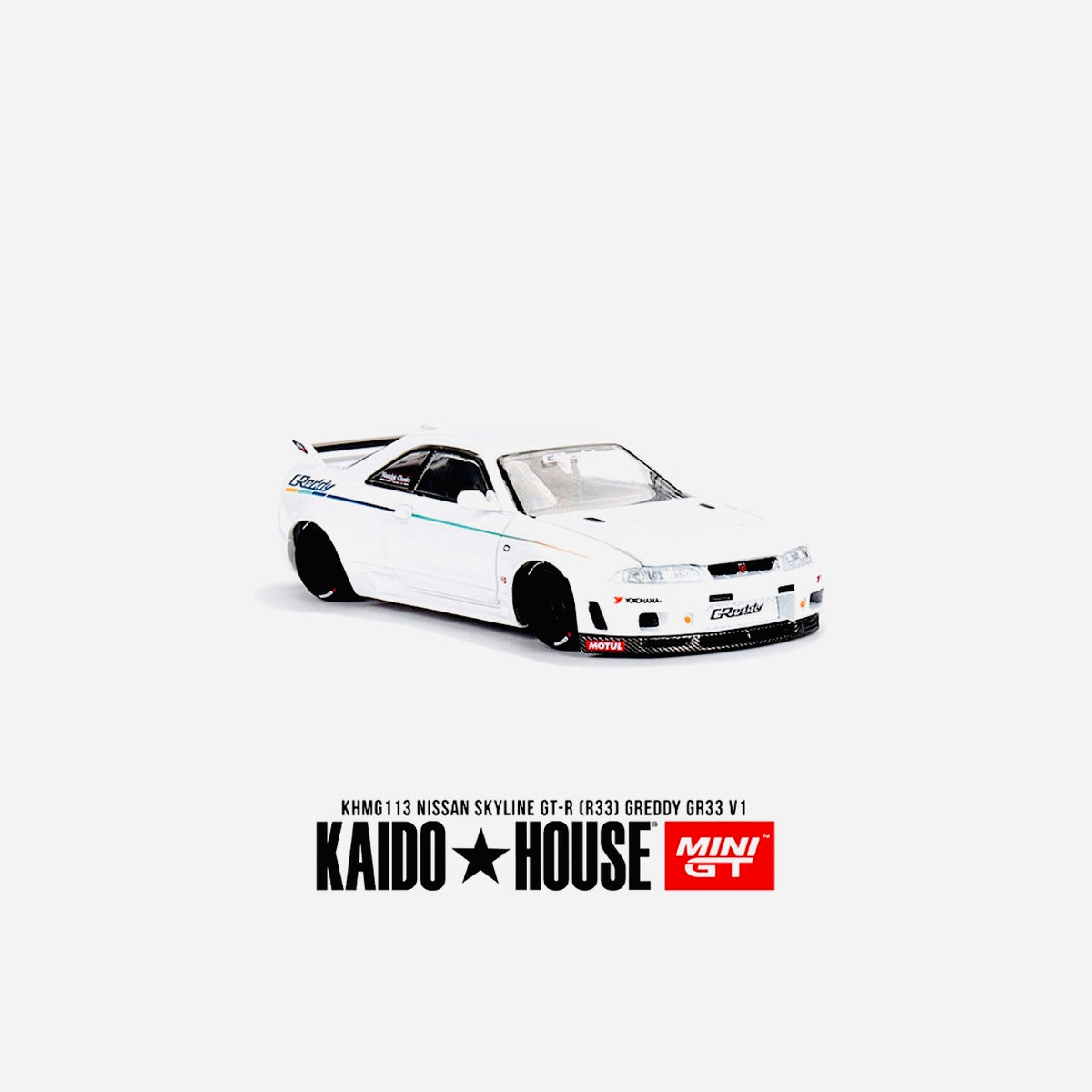 Mini GT X Kaido House Collab Nissan Skyline GT-R Greddy GR33 Mini GT X Kaido House Collab Nissan Skyline GT-R Greddy GR33