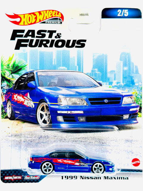 Hot Wheels 2023 Fast & Furious 1999 Nissan Maxima Solid Packs (4 Cases)
