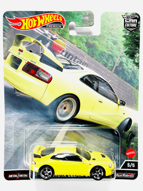 Hot Wheels 2022 Car Culture Mountain Drifters '95 Toyota Celica GT-Four - Damaged Card