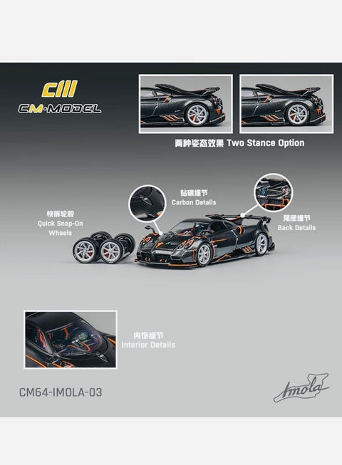 CM Model Pagani Imola Metallic Gray