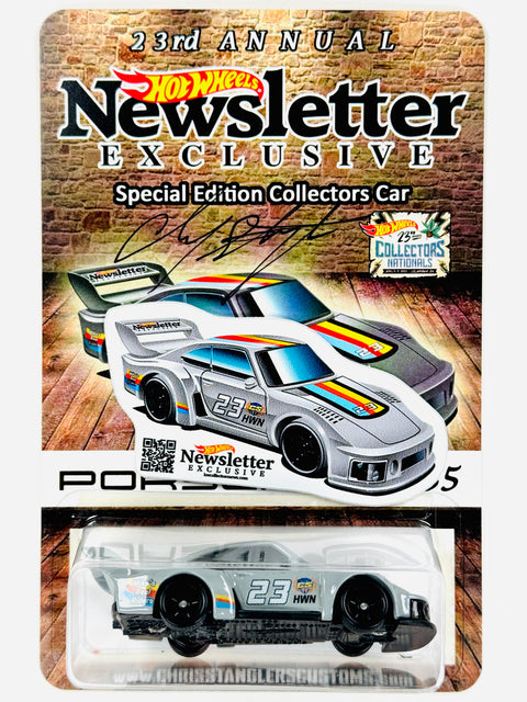Hot Wheels 2023 23rd Annual Collectors Convention Columbus, OH Newsletter Exclusive Porsche 935