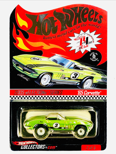 Hot Wheels RLC Exclusive 2005 Selections Series '65 Corvette - Damaged Card/Blister