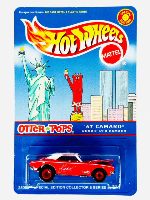 Hot Wheels Otter Pops 30th Anniversary Collectors Series '67 Camaro Kookie Red Camaro
