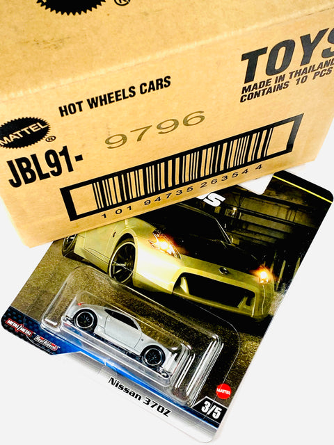 Hot Wheels 2025 Fast & Furious Nissan 370Z Factory Sealed Solid Pack (10 Cars) - Damaged Box