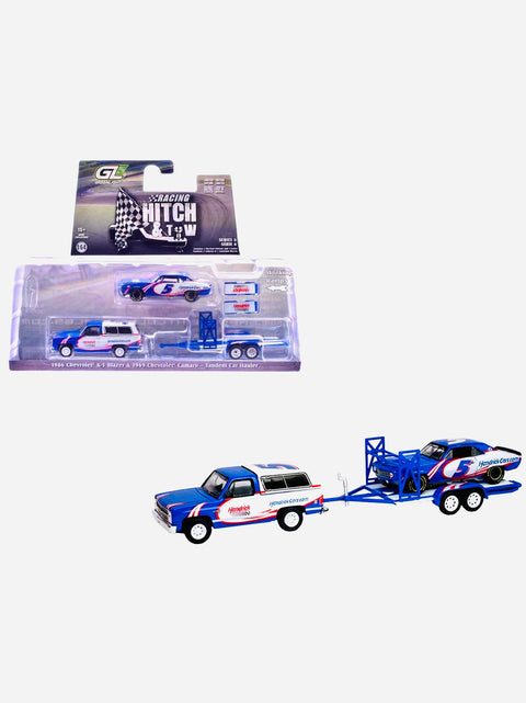 Greenlight Hitch & Tow Series 6 Hendrick Motorsports 1986 Chevrolet K5 Blazer Silverado & 1969 Chevrolet Camaro