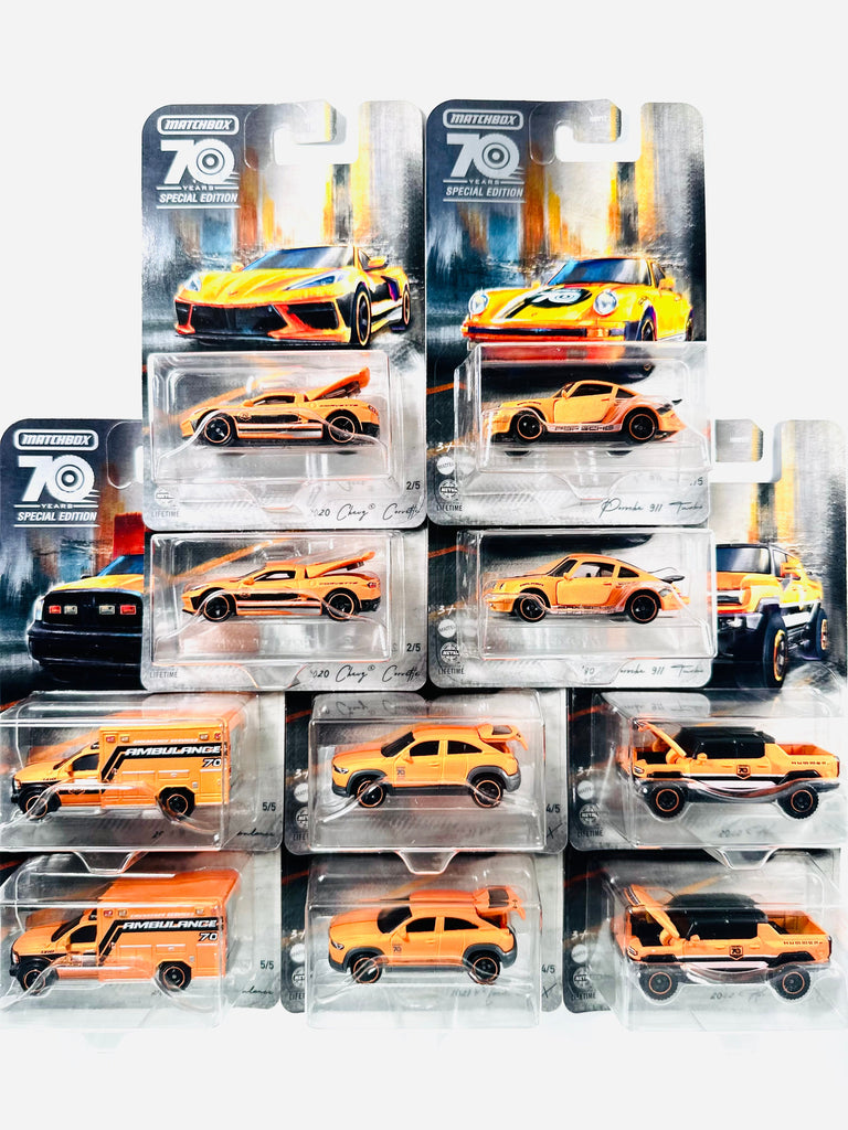 MATCHBOX 2023 70th ANNIVERSARY SPECIAL EDITION MOVING PARTS FACTORY SE ...