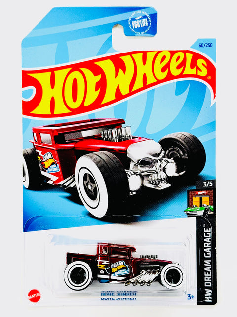 Hot Wheels HW Dream Garage Bone Shaker Red (60/250) - Damaged Card/Blister