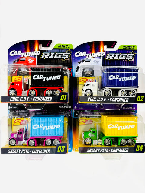 CarTuned 2026 Series 2 Container Rigs Assortment (4 cars)