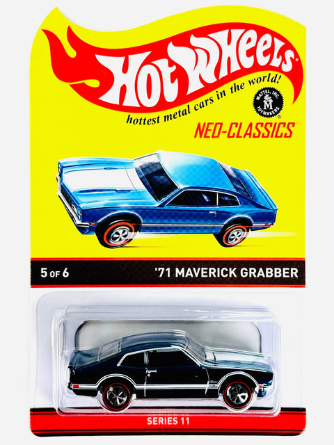Hot Wheels 2012 RLC Exclusive Neo Classics Series 11 '71 Maverick Grabber - Damaged Card