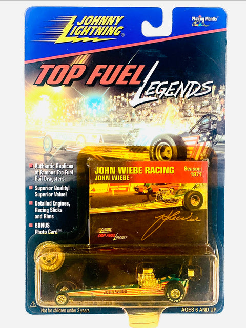 Johnny Lightning Top Fuel Legends 1971 John Wiebe Racing - Damaged/Yellow Blister