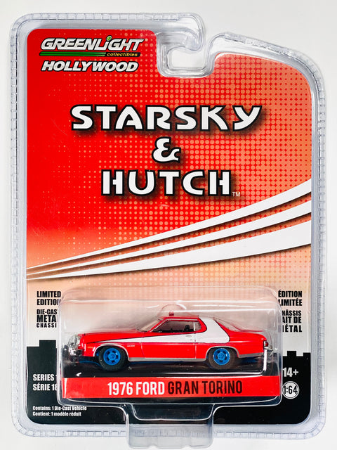 GREENLIGHT STARSKY & HUTCH 1976 FORD GRAN TORINO WALMART EXCLUSIVE CHASE